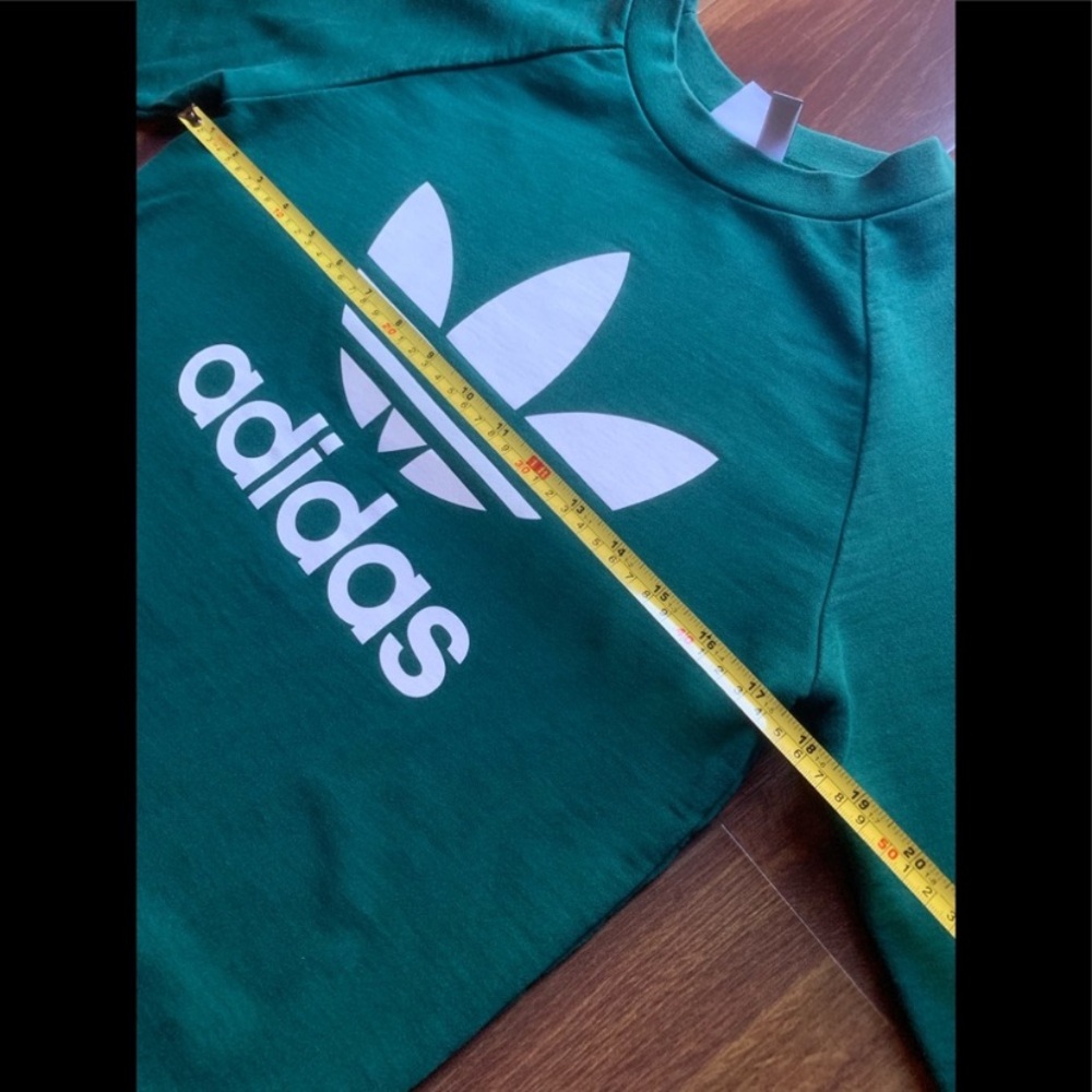 Adidas Green Crew Neck Sweatshirt in Womens Size Small - Picture 4 of 6